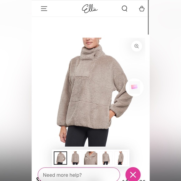 Sherpa Mockneck Sweatshirt - Picture 5 of 5